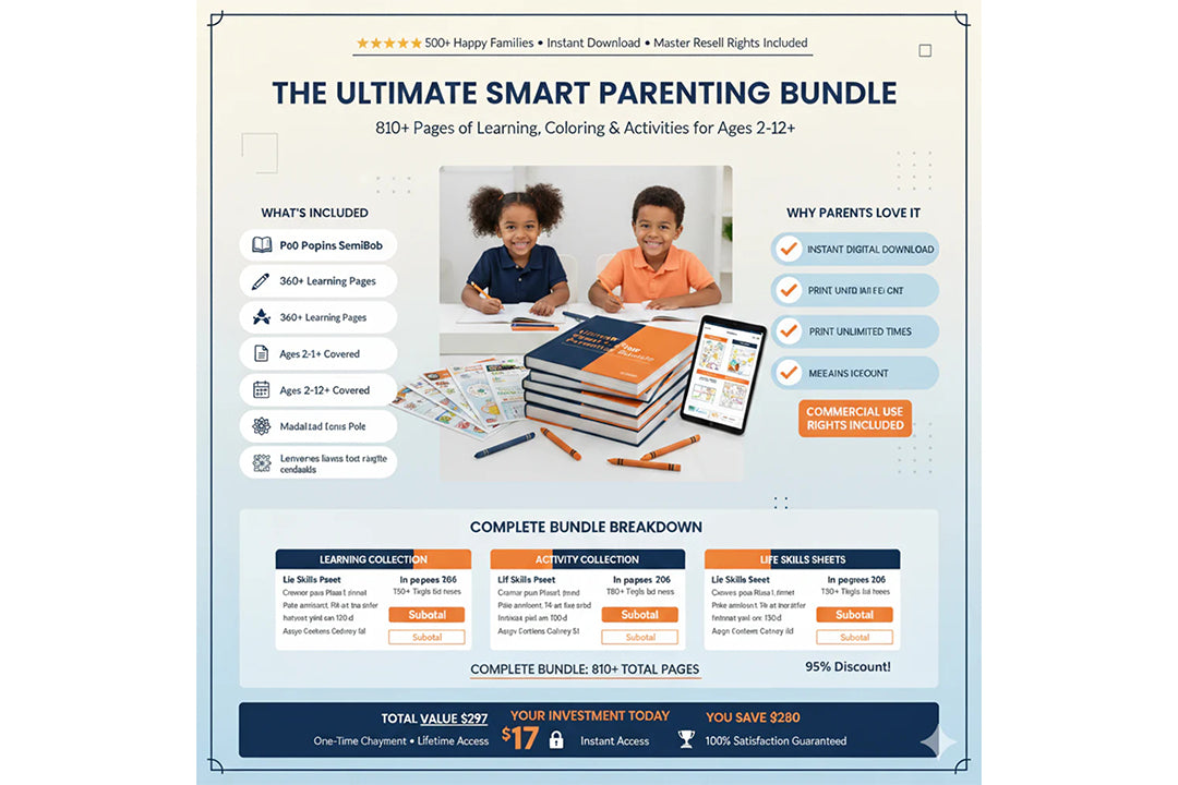 Kids' Learning & Activity Mega Bundle