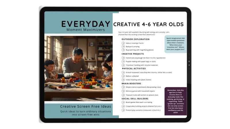 Everyday Moment Maximizers (For 0 to 6 Year Olds)